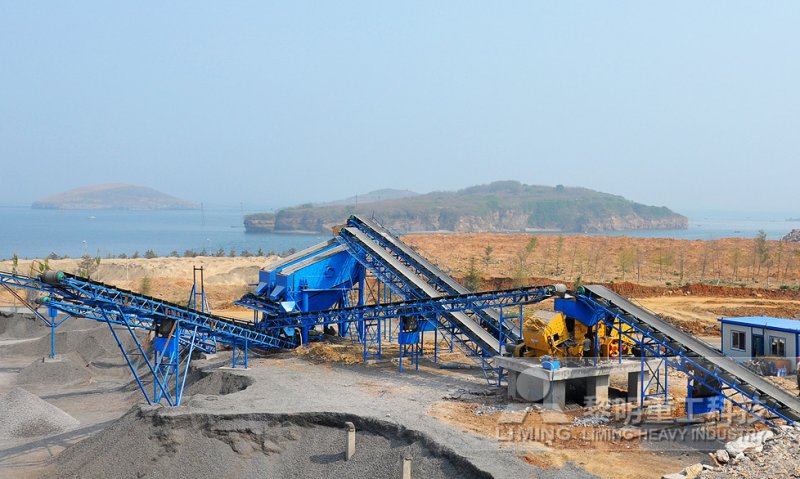 機制砂生產現場